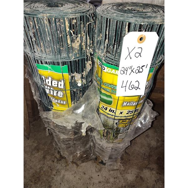 NEW WIRE FENCING 24" BY 25FT