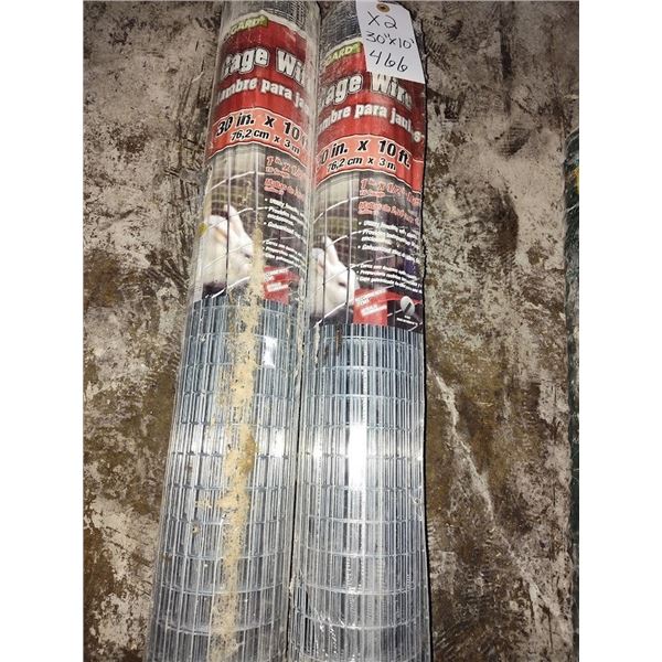 NEW METAL CAGE WIRE 30" X 10 FT