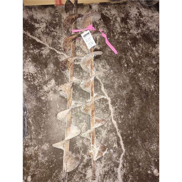 S/2 AUGERS 6 INCH X 36 INCH  GOOD CONDITION