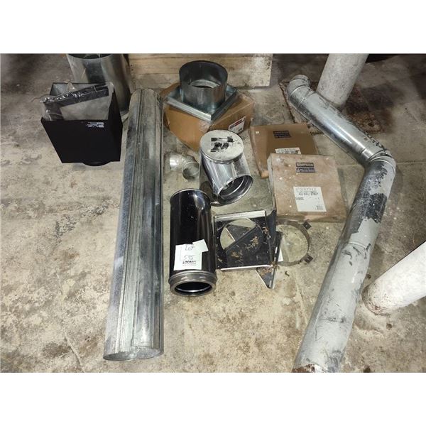 ASST NEW STAINLESS & GALVANIZED DUCTING LOT