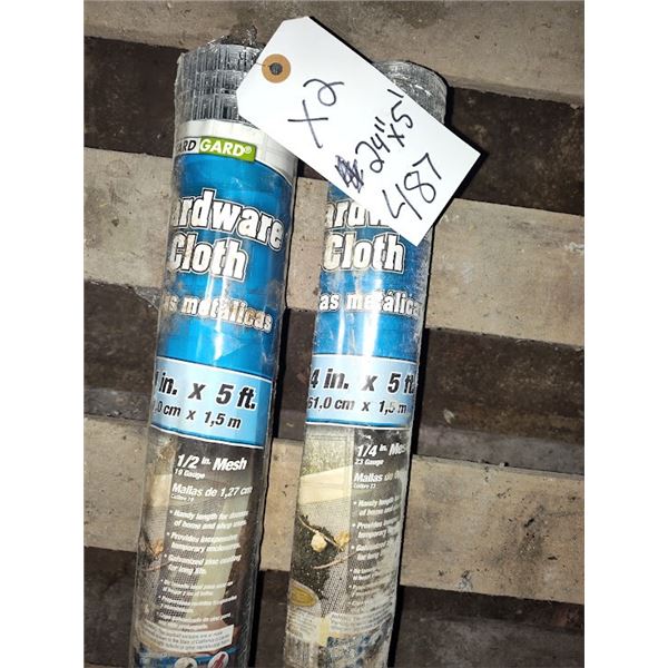 NEW METAL HARDWIRE CLOTH 24" BY 5FT