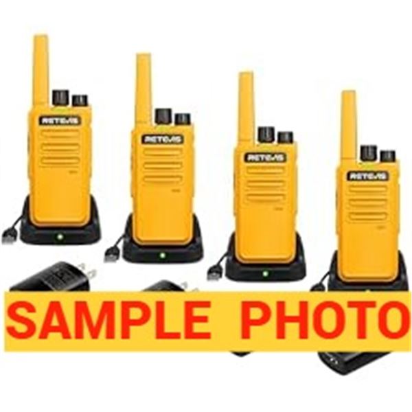 S/4 LIONG DISTANCE  RETEVIS WALKIE TALKIES  / ALL GOOD