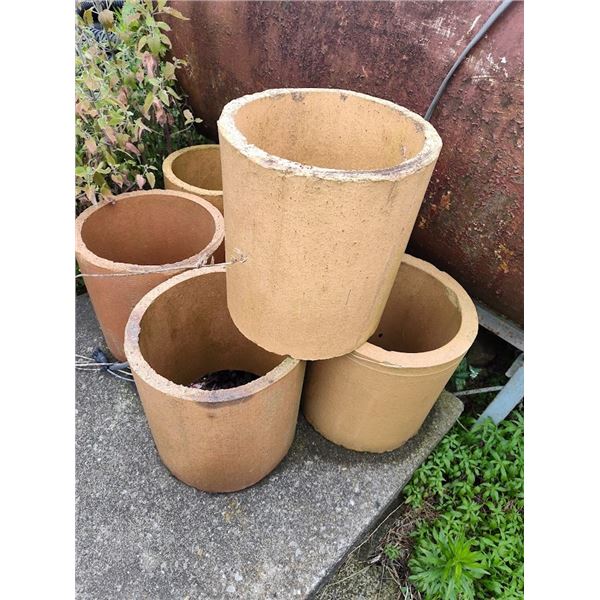 NEW TERRA COTTA CHIMENY LINERS LOT