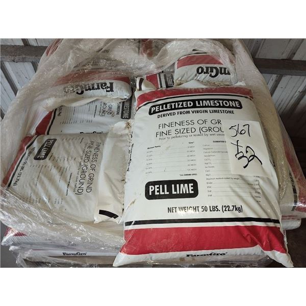 FarmGro Pell Lime / 50 Lb bags