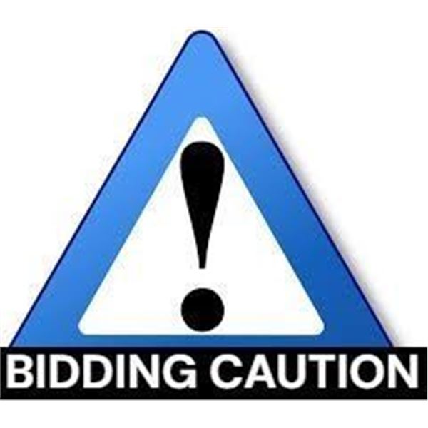 BIDDERS CAUTION / BY THE EACH PC