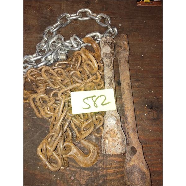 TOW CHAIN BUNDLE LOT SET OF 4 PIECES