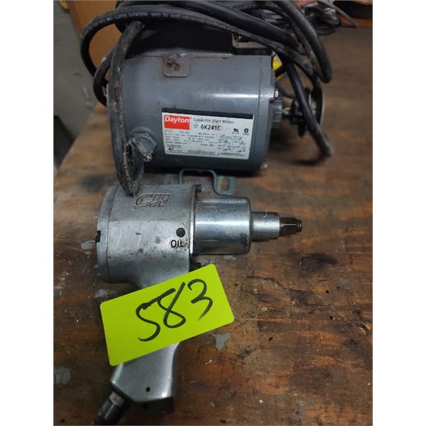SET OF 2 CH AIR IMPACT AND DAYTON MOTOR