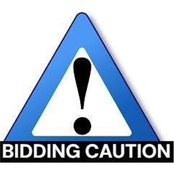 BIDDERS CAUTION / BY THE EACH PC