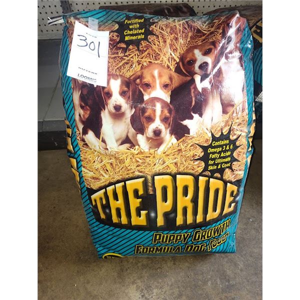 THE PRIDE PUPPY GROWTH 50LB BAG