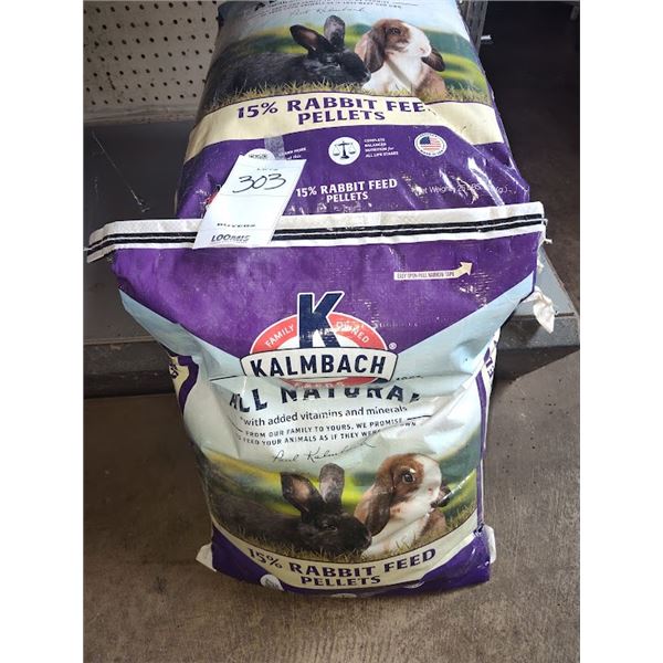 KALMBACH FEEDS 15% RABBIT PELLETS/ 25LB BAGS