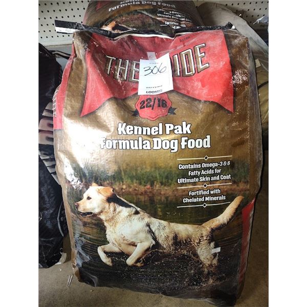THE PRIDE KENNEL PACK FORMULA/ BAGS ARE 50LBS