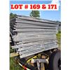Image 1 : Portable Construction Fence Panels  Approx : 13 Ft L X 72"H Location #2