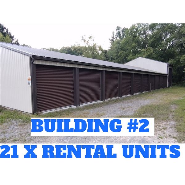 BUILDING #2 : NEWER 21 UNIT STORAGE RENTAL UNITS BUILDING