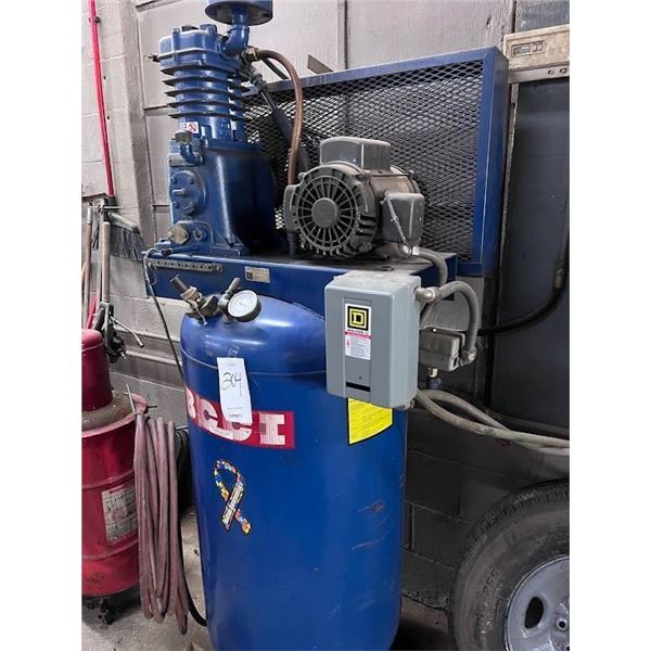 BOYLE UPRIGHT COMMERCIAL AIR COMPRESSOR 80 GALLONS