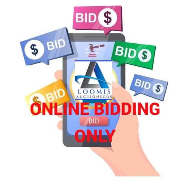 THIS AUCTION IS ONLINE BIDDING ONLY !
