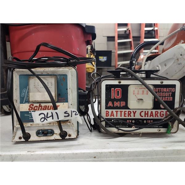 SET OF 2 BATTERY CHARGERS