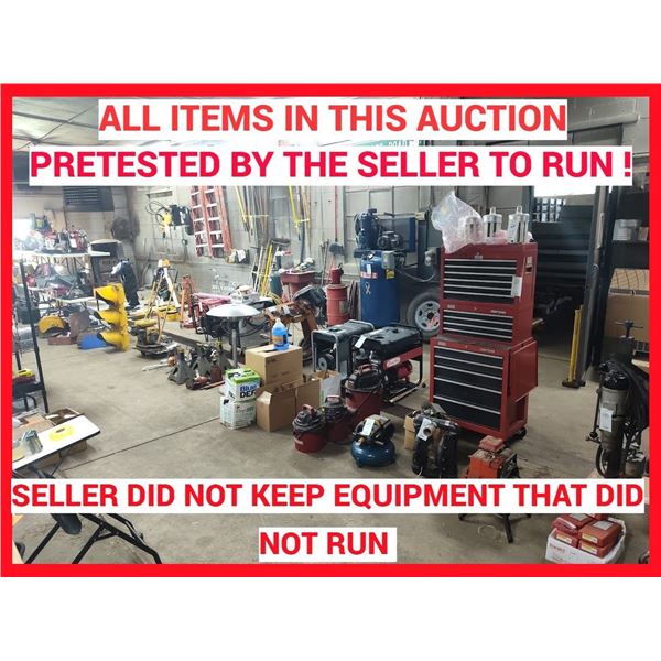 ALL ITEMS HAVE BEEN PRETESTED BY THE SELLER & HIS TEAM.