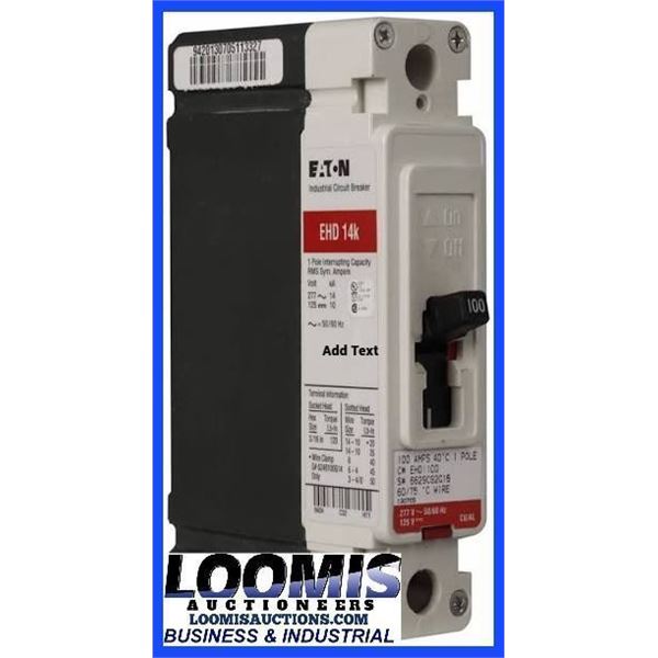 NEW EATON CIRCUT BREAKER #END 1020 / CURRENT $283.00