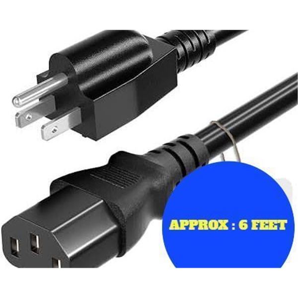 NEW 6FT MULTI UNIVERSAL POWER CORDS,TV,COMPUTERS,MONOTORS  #C2500072  $6.99 EA