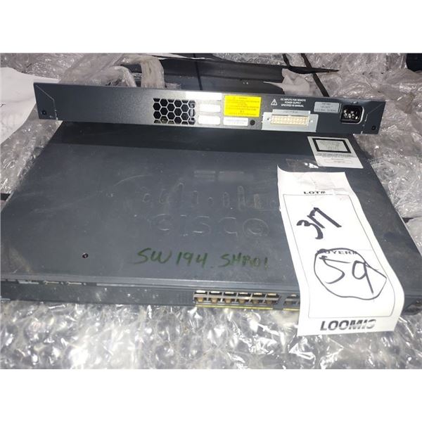 CISCO CATALYST 2960-X SERIES NWRTK SWITCH /UNUSED : PER THE SELLER