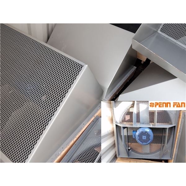 NEW PENN FAN (WESTINGHOUSE MTR) 36" EXAUST FAN   HOOD. $1775.00 COST EA/ UP TO 180 UNITS