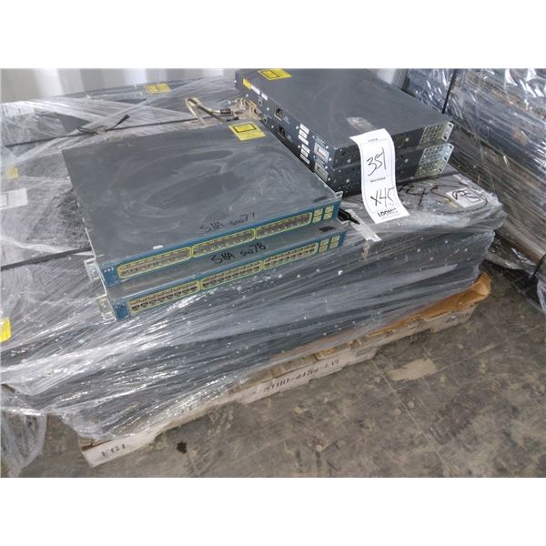 CISCO CATALYST 48 PORT NETWORK SWITCHES ( ASST ) USED / GOOD