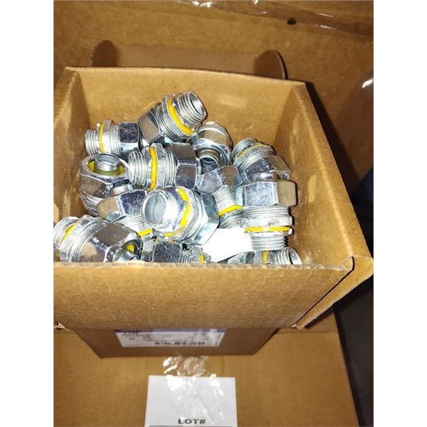 NEW : EATON LT50 1/2" STRAIGHT MALE CONNECTORS : BID IS FOR A BOX OF 25 PCS