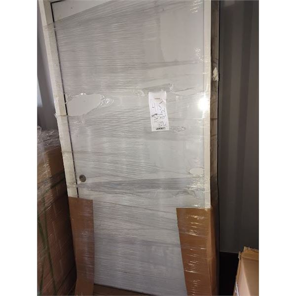 New Jeld-Wen White Steel Doors (Jamb Size 81 "1/2L x 37 1/2W ) MSR: $425.00