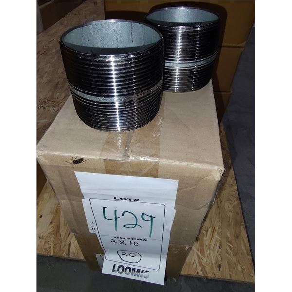 NEW 3" X 3" CONDUIT NIPPLES GAL / MSR $30.00 EA