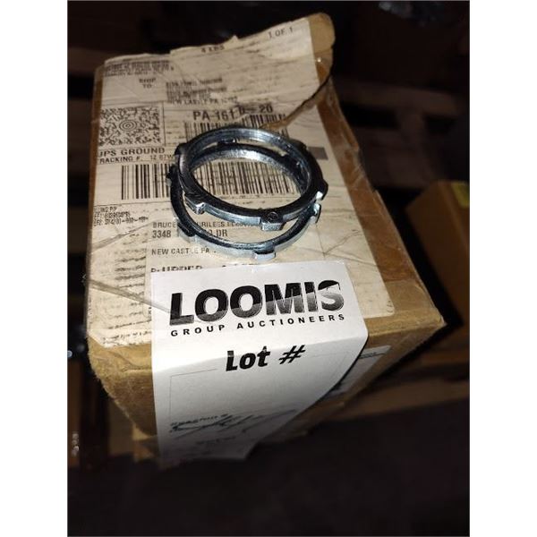 NEW 1.5 " LN-8 RIGID LOCK OUT NUTS .Msr $60.00 BX SOLD AS ONE LOT