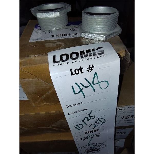 1.5 " CONDUIT NIPPLES MSR $75.00 /BX : SOLD BY THE BOX FULL