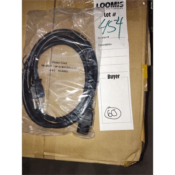NEW 6FT UNVRSL POWER CORDS