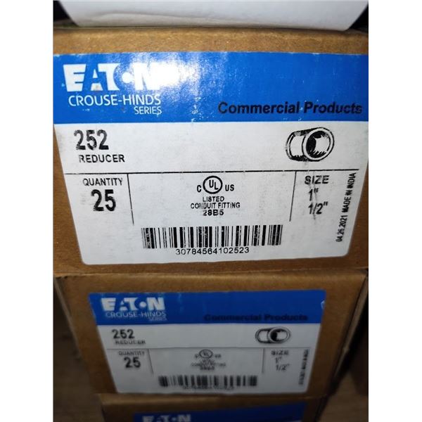 EATON 252 REDUCERS 25/PC BX  $87.50 MSR BX