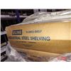 Image 2 : NEW ULINE 36" X 18 " COATED METAL SHELVING (6 SHELF PACK/W BARS) SOLD BY THE UNIT SHOWING )  MSR $24