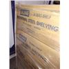 Image 2 : NEW ULINE 36" X 18 " COATED METAL SHELVING (6 SHELF PACK/W BARS) SOLD BY THE UNIT SHOWING )  MSR $24