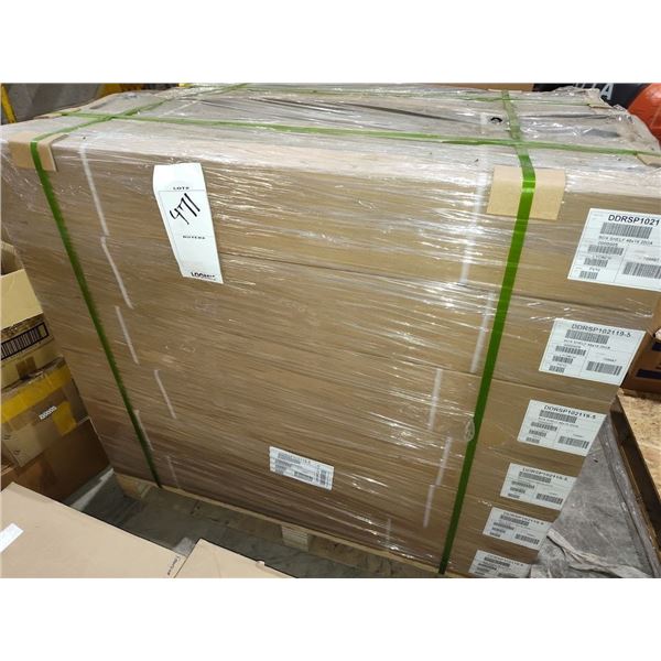 NEW ULINE 48" X 18 " COATED METAL SHELVING (5 PACK ) SOLD BY THE PACK /1 PALLET