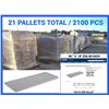 Image 1 : UNLINE  60"x 18"  STEEL SHELVING X 100 PC / 1 PALLET  MSR: $ 59.00 EACH SHELF