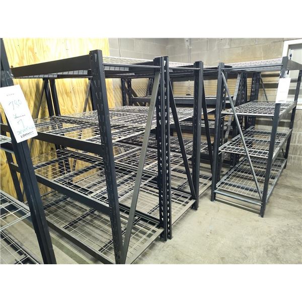 ULINE IND HD  STEEL SHELVING : 69" L X65" L X 24 W  $387.00 MSR