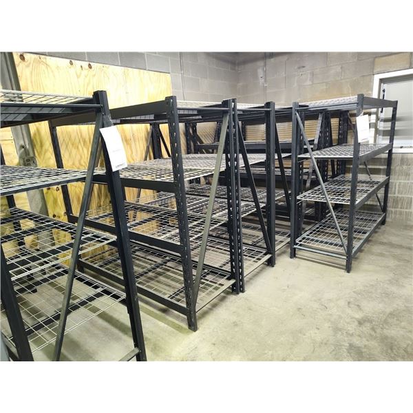 ULINE IND HD  STEEL SHELVING : 69" L X65" L X 24 W  $387.00 MSR