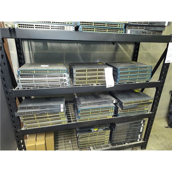 USED NETWORK SWITCHES X 52 UNITS/ MOSTLY CISCO
