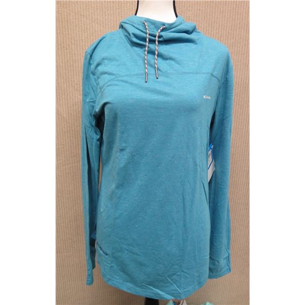 Women's Size S Pilsner Peak Long Sleeve Blue Hoodie