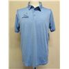 Image 1 : Men's Size XL Tech Trail Short Sleeve Lt. Blue Polo Shirt