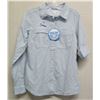 Image 1 : Women's Size M Irico Long Sleeve Light Grey Shirt