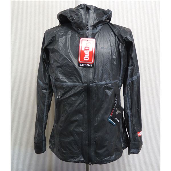 Women's Size XL OutDry Extreme Mesh Shell Rain Jacket, Black (retail $250)
