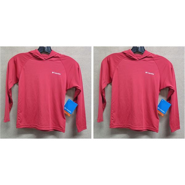 Qty 2 Youth Size XS Terminal Tackle Pink Tee Hoodies