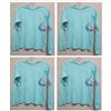 Image 1 : Qty 4 Youth Size M PFG Gulf Stream Blue Shirts