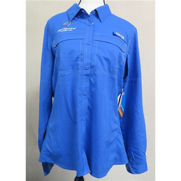 Women's Size S  Lo Drag  Blue  Long Sleeve Shirt