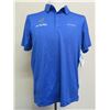 Image 1 : Men's Size M Tech Trail Short Sleeve Royal Blue Polo Shirt