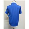 Image 3 : Men's Size M Tech Trail Short Sleeve Royal Blue Polo Shirt