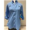 Image 1 : Women's Size M Lt. Blue Tamiami II Long Sleeve Shirt